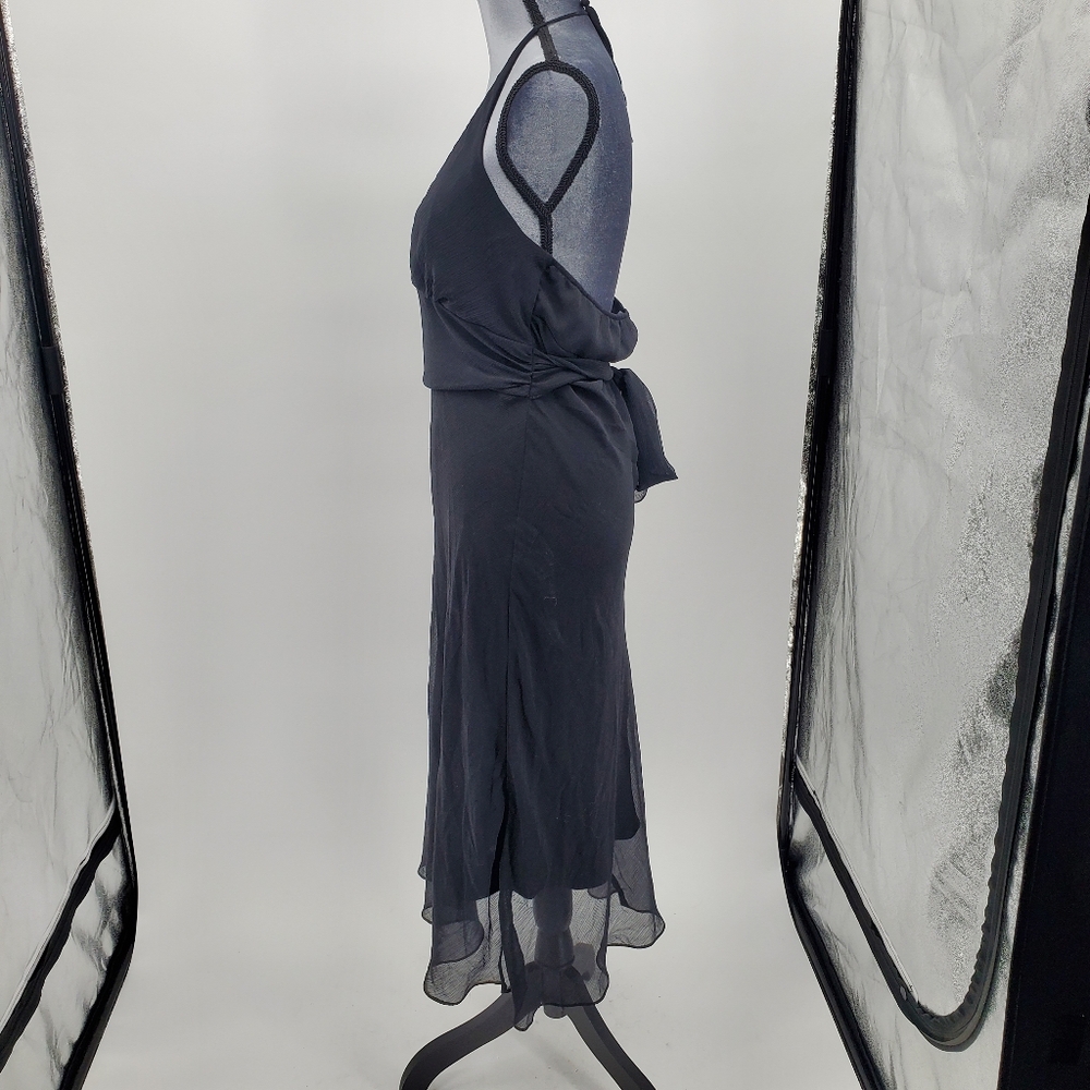 ♧♧ Rabbit Rabbit Rabbit Halter Neck Chiffon Dress Size 12 - Picture 5 of 9